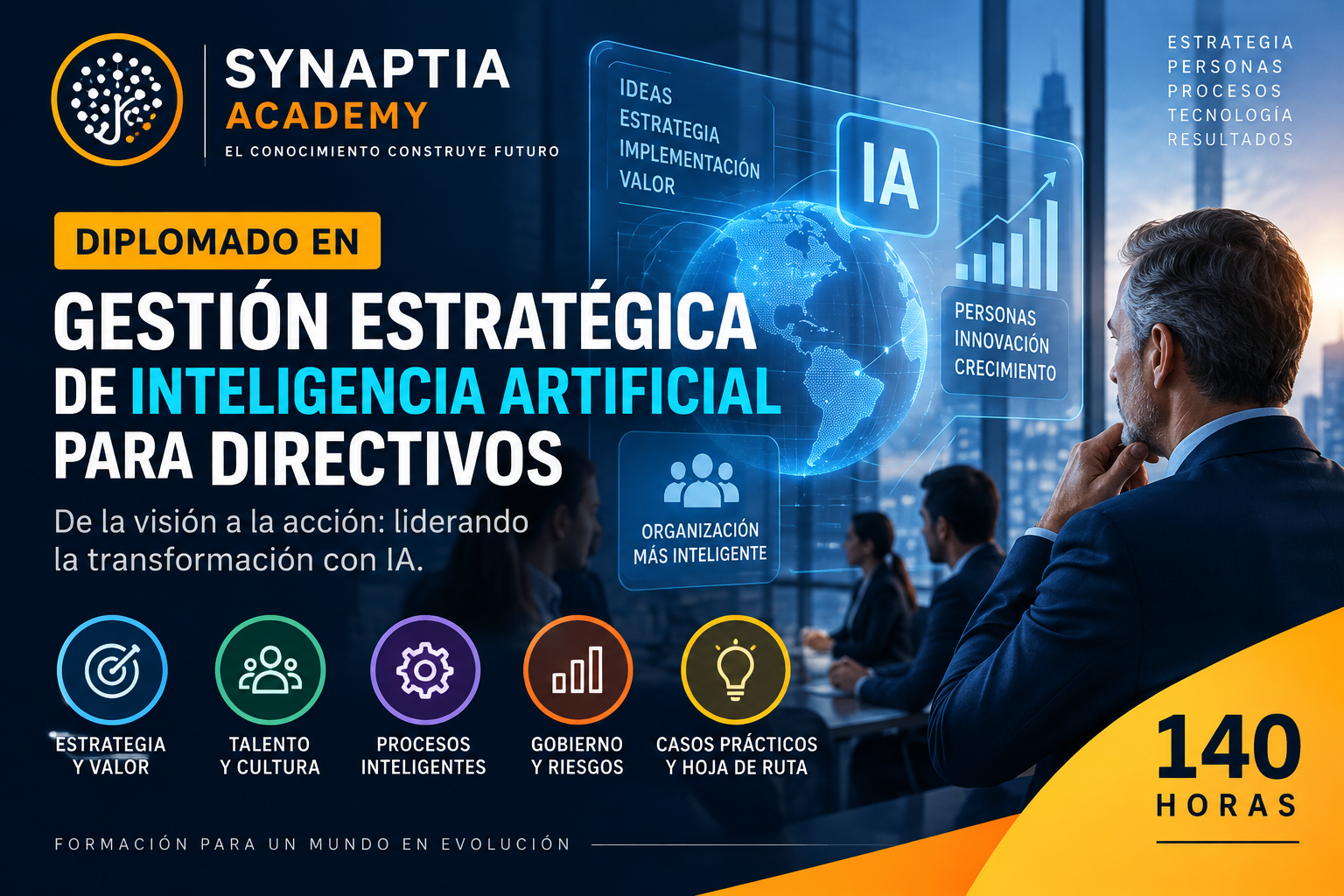 Diplomado en Gestión Estratégica de Inteligencia Artificial para Directivos